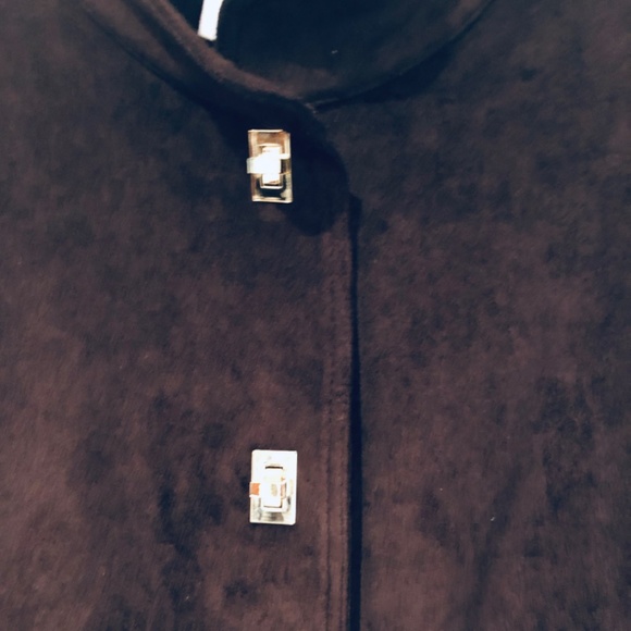 Ultra suede chocolate Jacket, XL - Picture 2 of 6